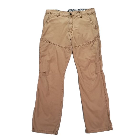 Wrangler ATG Pant Men 35x30, Tag 34x32 Tan Utility Outdoor Hiking NT867BE - Picture 1 of 14